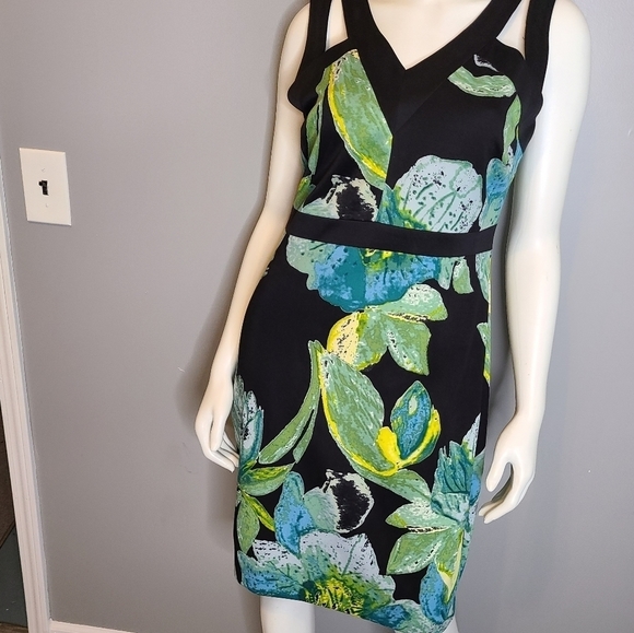 Tropical Midi Dress by Chaya sz 12 - Picture 8 of 15
